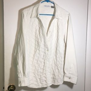 Off white button up shirt